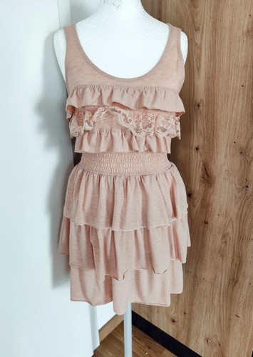 Damen rüschen kleid kurz - damen,