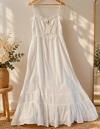 Zara weißes maxi - weißes,