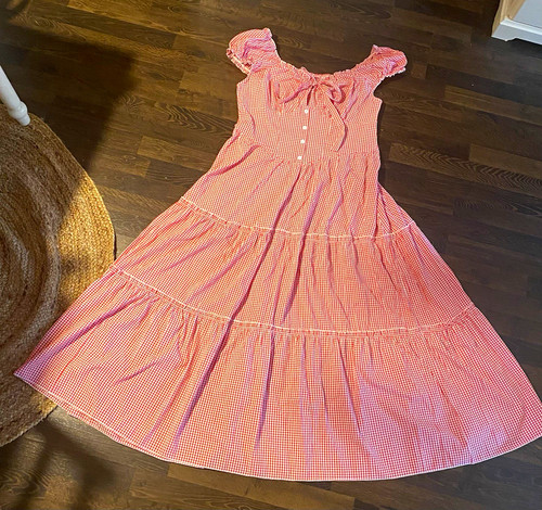 Lyrianda maxikleid rot - lyrianda, rot/weiß
