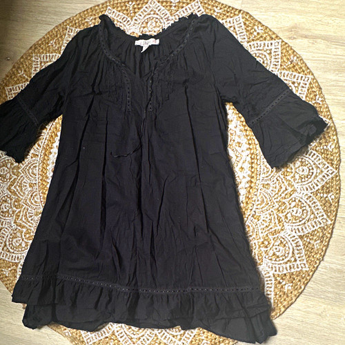Tunikakleid schwarz 40 42 - tunikakleid,