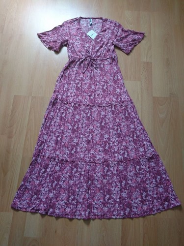 Kleid stufen midi maxi volant - maxi,