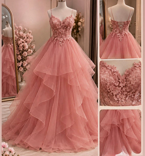 Rosa brautjungfernkleid - rosa,