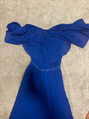 Maxikleid damen blau - maxikleid,