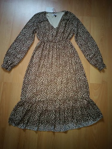 Kleid stufen volant midikleid - kleid,