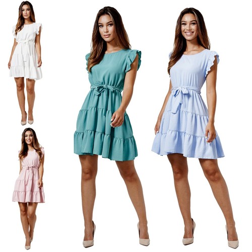 Damen sommer kleid linie - damen,