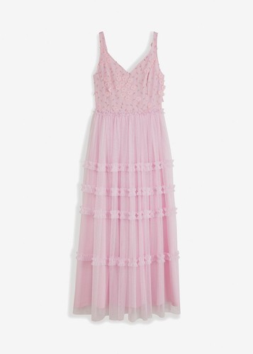 Kleid mit rüschen und - rüschen,