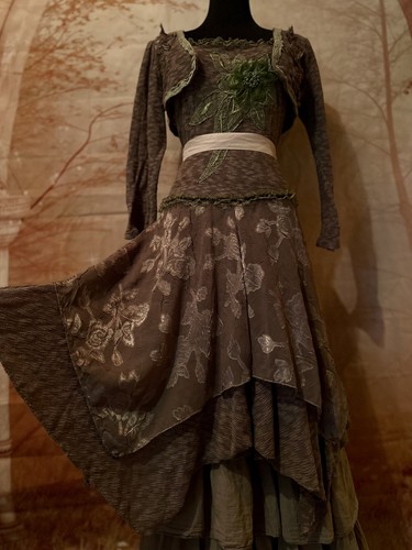 Romantisches vintage kleid - romantisches,