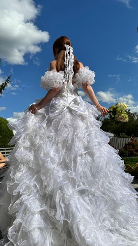 Prinzessinen brautkleid - prinzessinen,