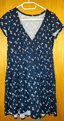 Hollister damen kleid blau - kleid,