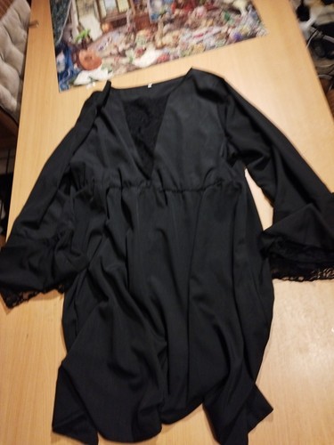 Kleid gothic metall - metall, rüschen