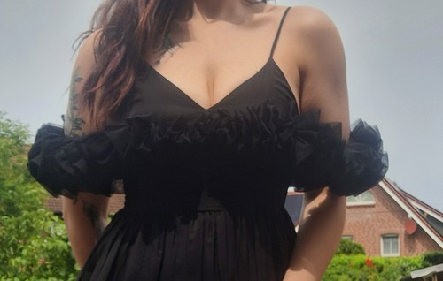 Damen minikleid kurz schwarz - damen,