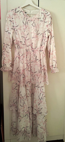Damen maxikleid langarm - maxikleid,