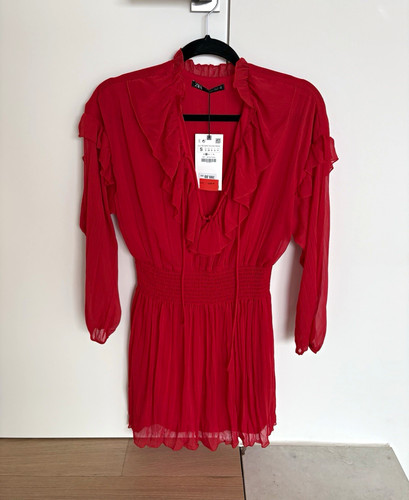 Zara damenkleid rot - zara,