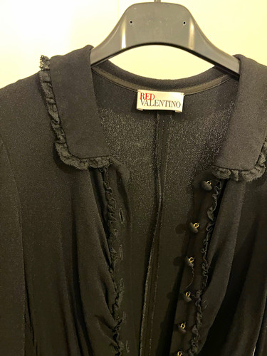 Red valentino kleid schwarz - red,