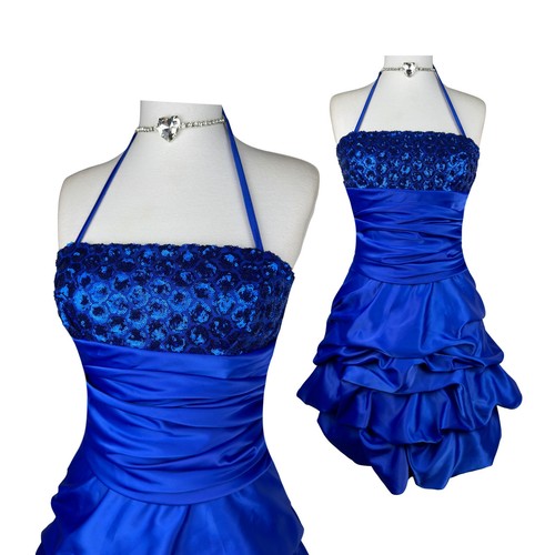 Vintage y2k royalblau satin - vintage,