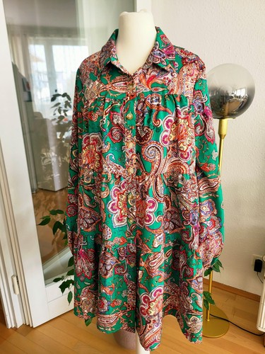 Tunikakleid mit muster - muster,, falten