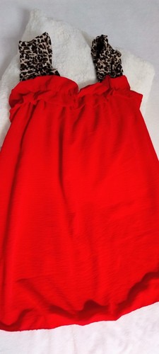 Damen trägerkleid rot - damen,