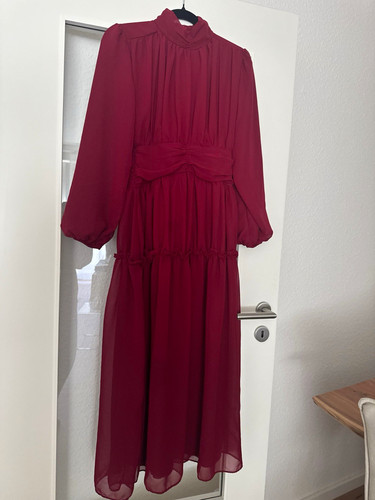 Trendyol damen kleid - rot, midi