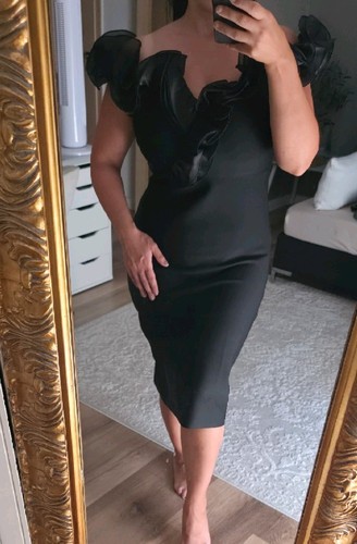 Damen etuikleid schwarz - damen, midi