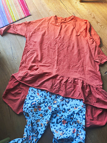 Jerseykleid vokuhila mit