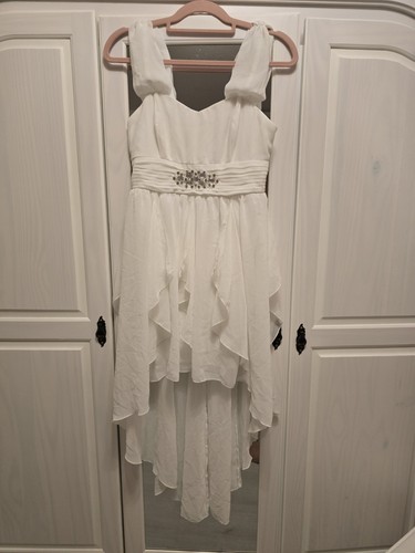 Damen trägerkleid weiß - trägerkleid,