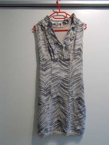 Kleid animal print farbe - kleid,