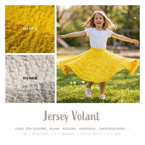 Volant jersey stoff meterware - volant-jersey,