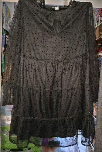 Damen kleid schwarz - xl,