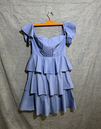Kleid 36 s blau - gr.,