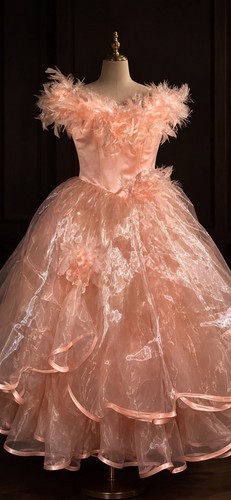 Damen tüll ballkleid rosa - damen,