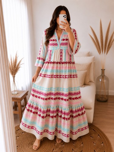 Sumitra maxikleid langes kleid - maxikleid,