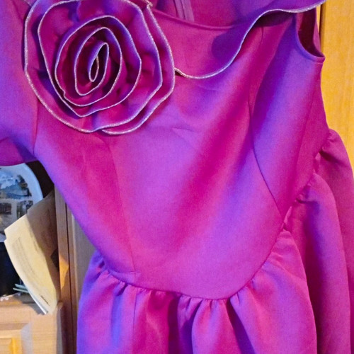 Damen kleid lila 5xl - gr.,