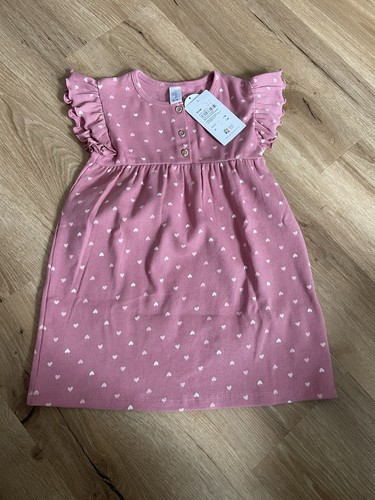 Sommerkleid herzen rosa - sommerkleid,